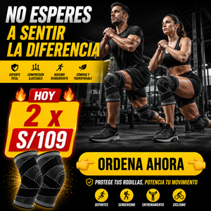 RODILLERA DE COMPRESIÓN CON BANDAS ELÁSTICAS
